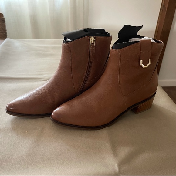 Cole Haan Maci Brown Ankle Boots - Picture 2 of 10